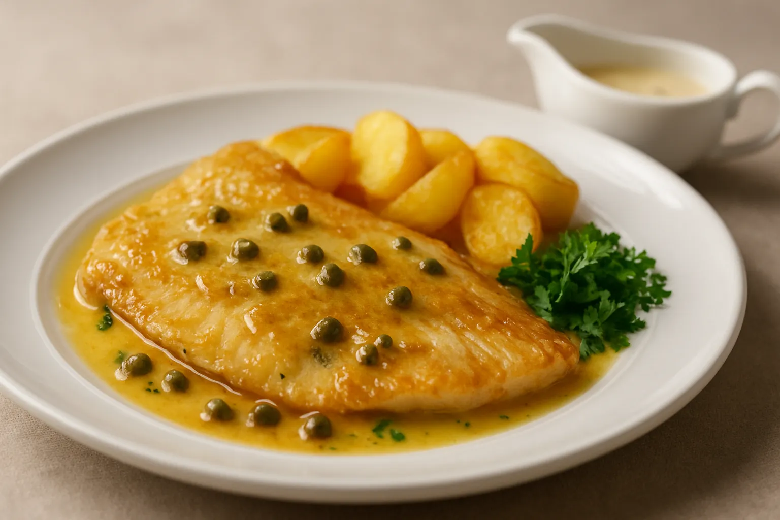 aile de raie sauce citron