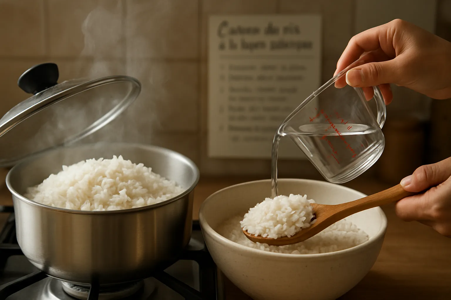 cuisson du riz thaï