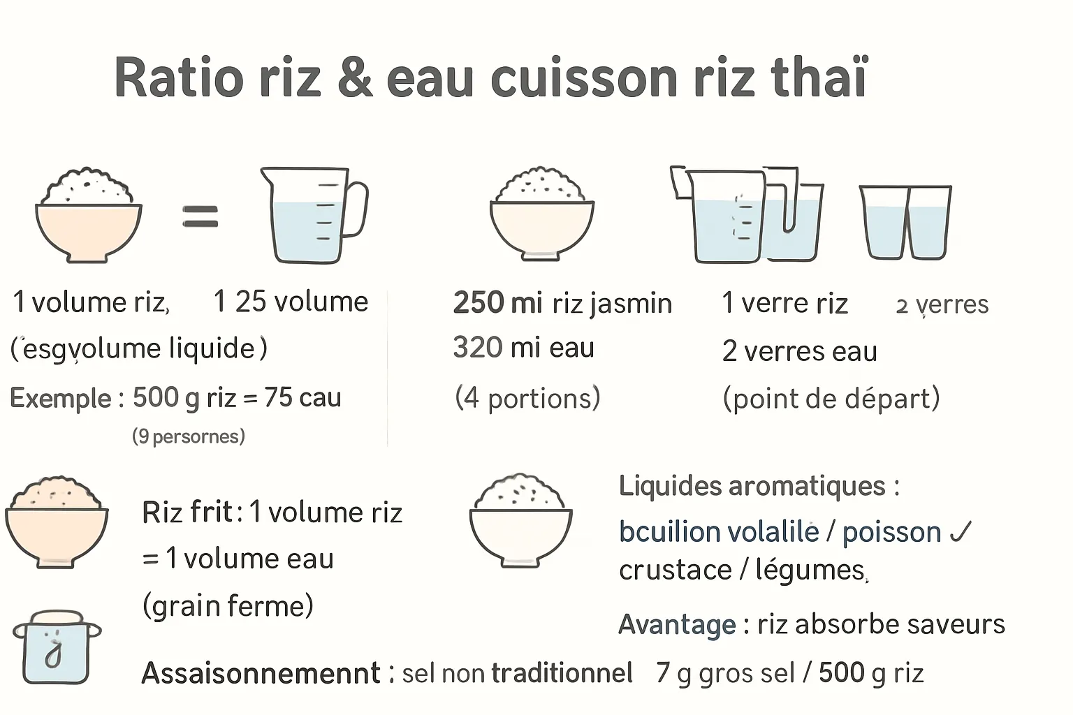 cuisson du riz thaï