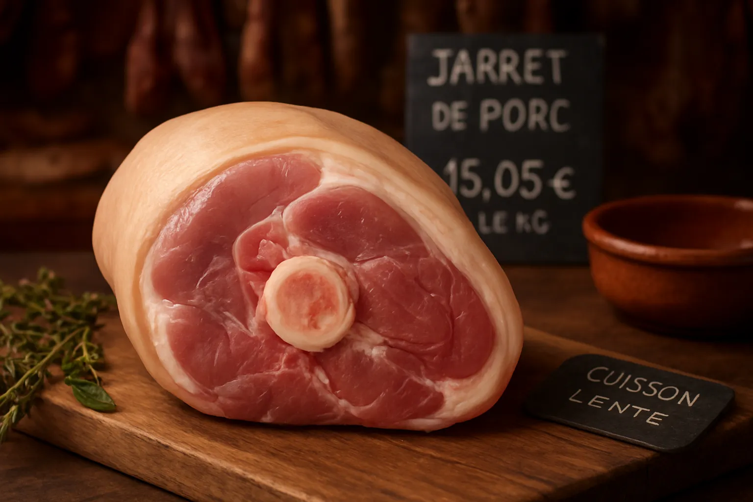 jarret de porc recette