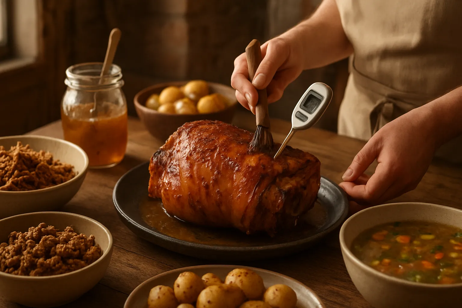 recettes jarret de porc sauce