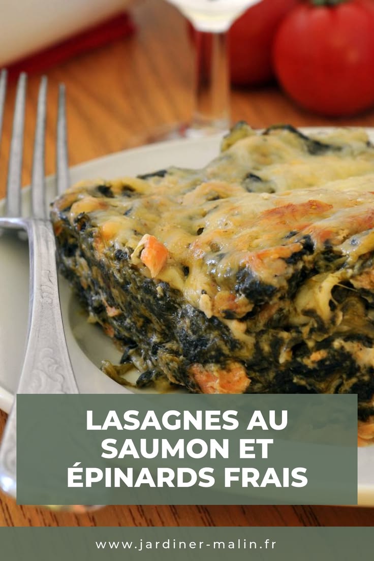 Recette lasagnes saumon épinards fromage