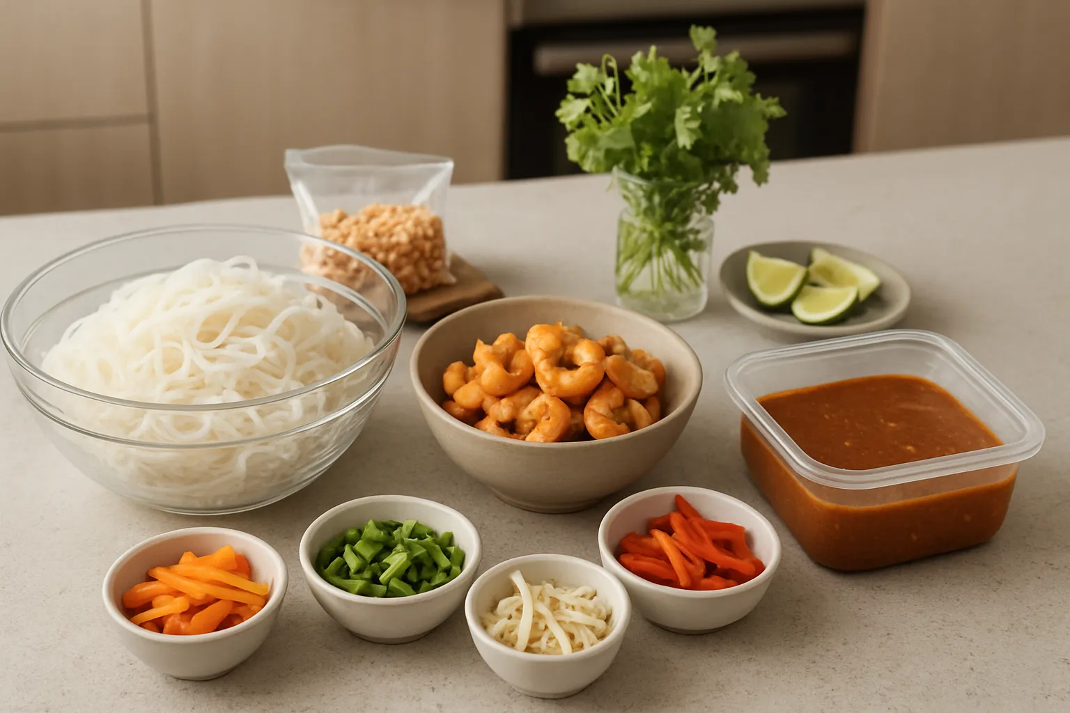 sauce pad thaï huile