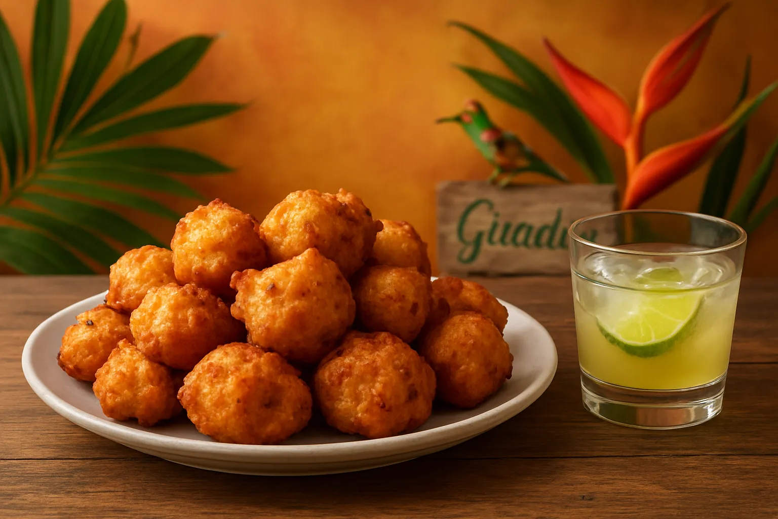 accras de morue oeufs
