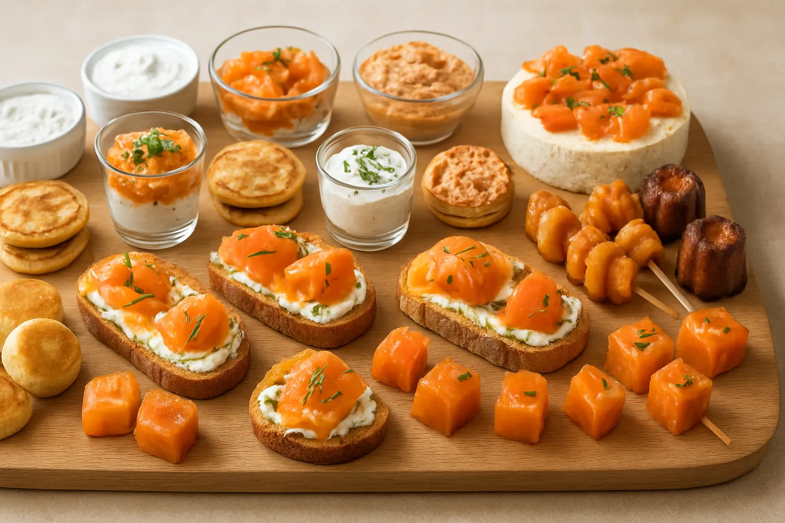recette avec saumon fumé