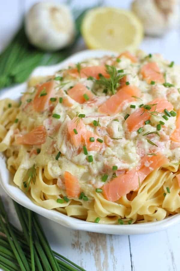 salade saumon fumé