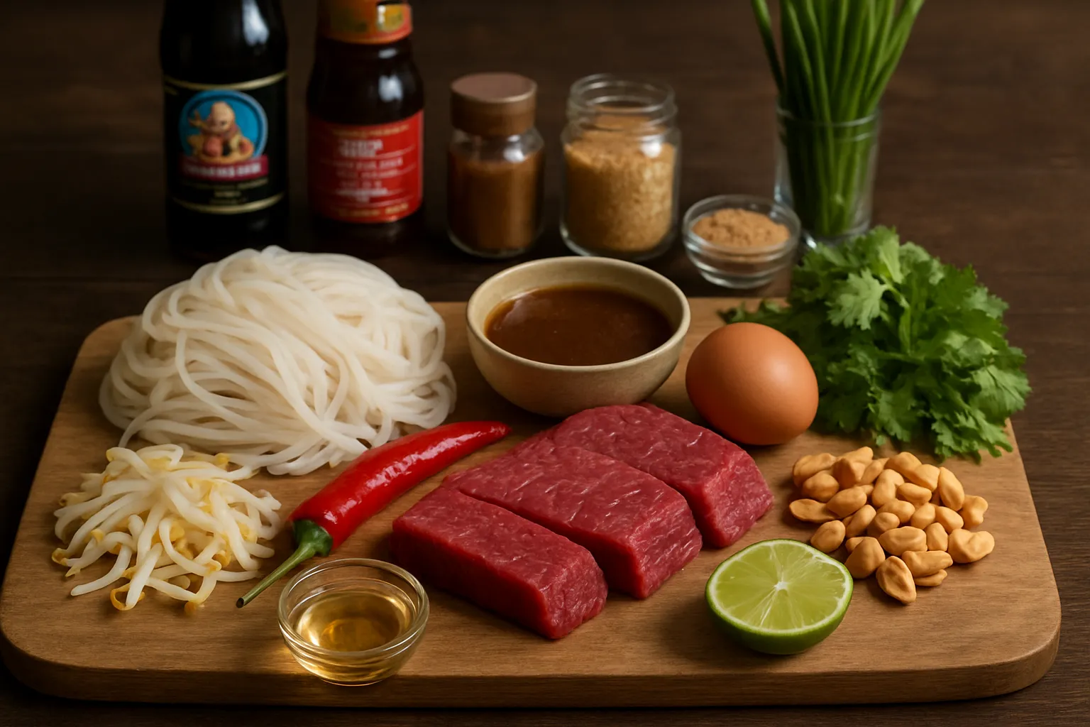 recette pad thaï boeuf cuisine