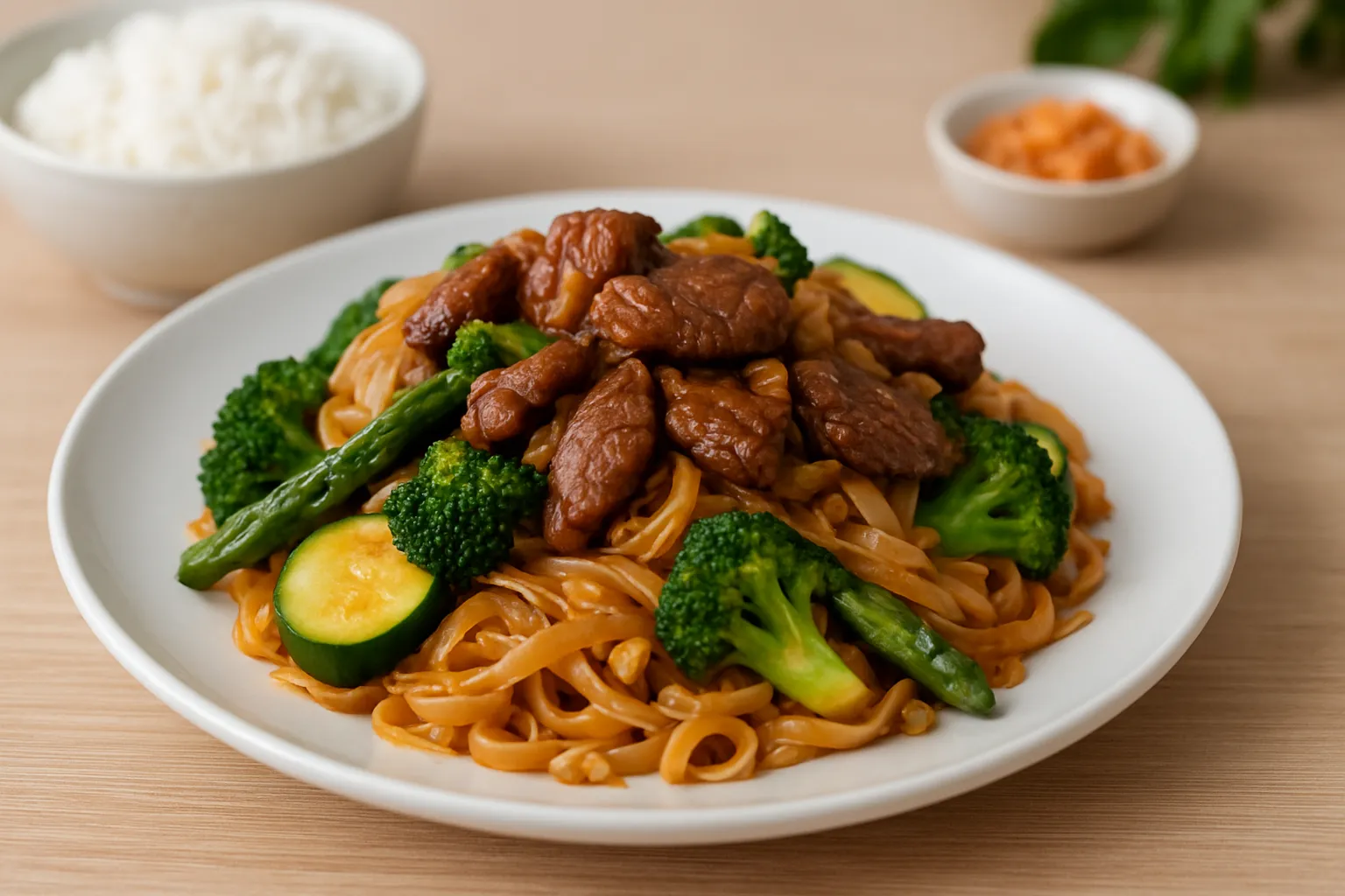 recette pad thaï boeuf cuisine