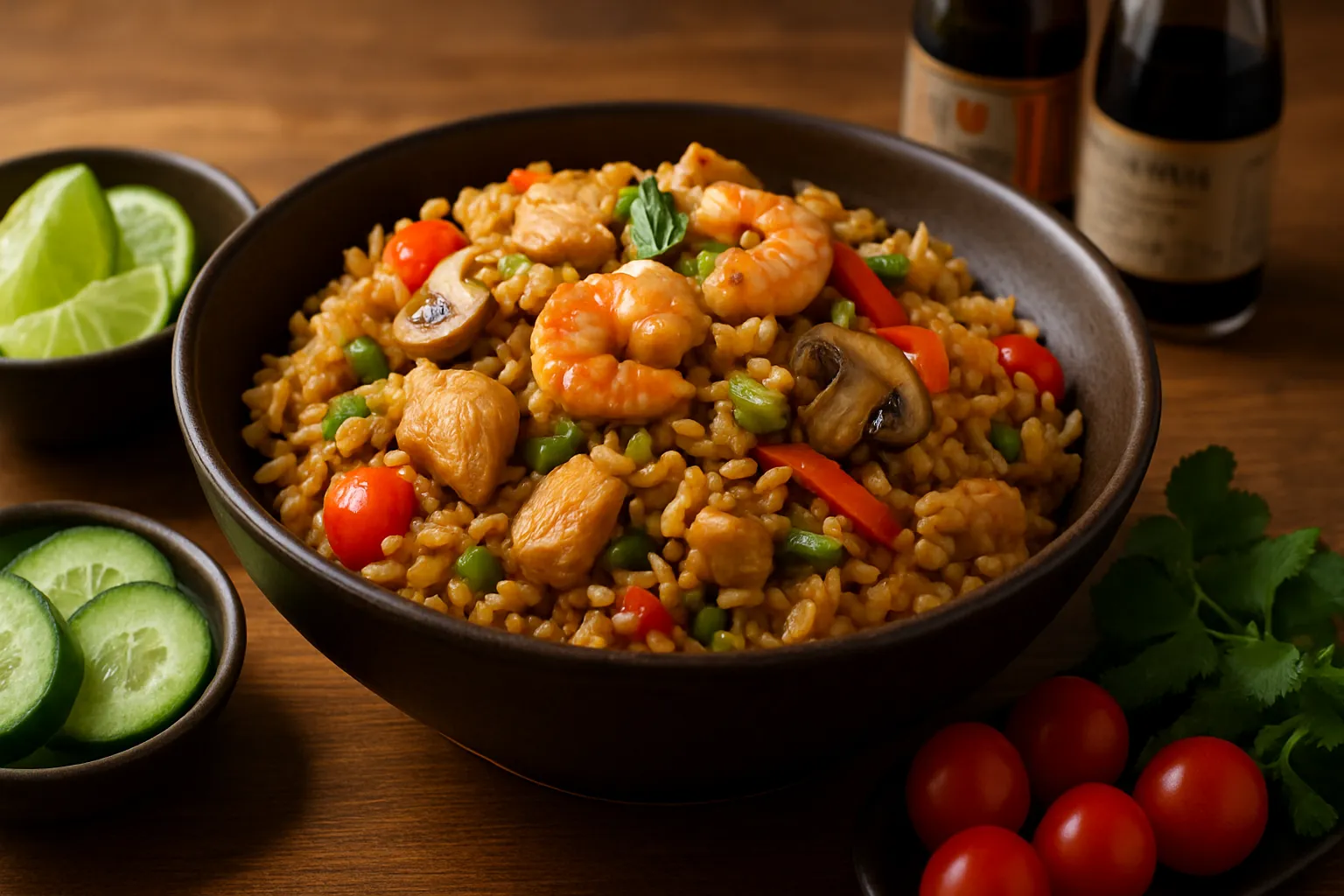 recette riz thaï poulet sel