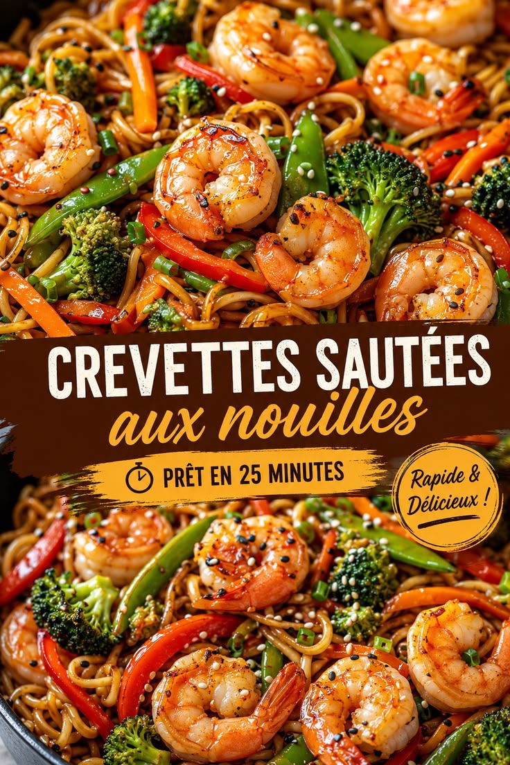 plat crevettes cuisine thaï