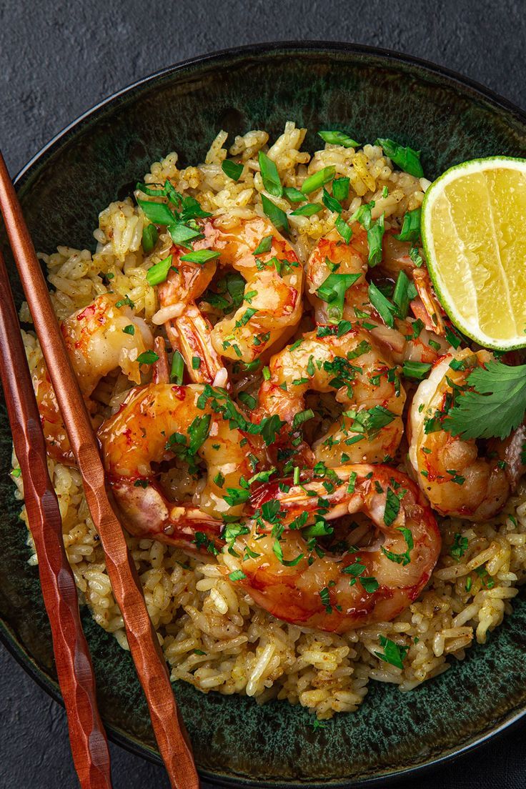 crevettes sautées riz