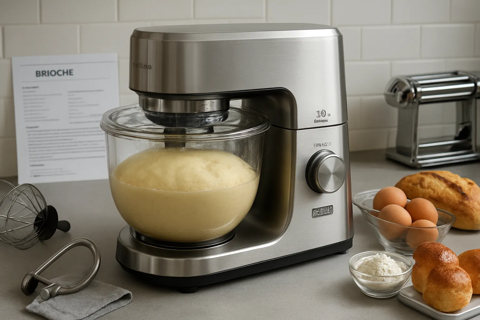 robot pâtissier cuisine titanium