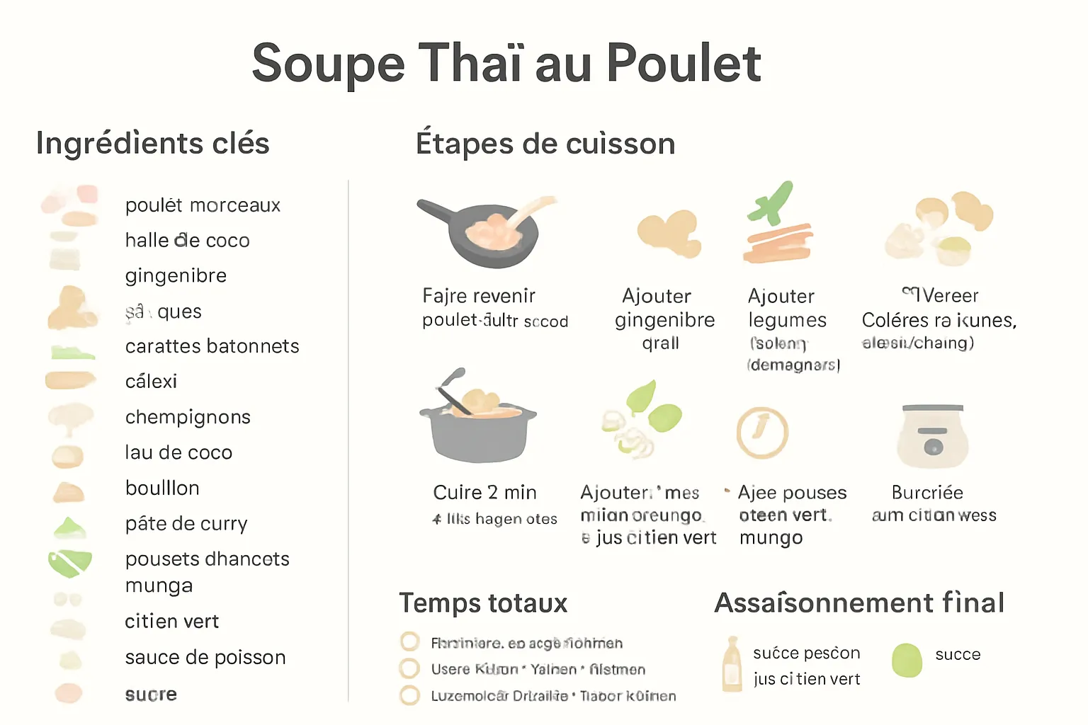 soupe thaï poulet coriandre