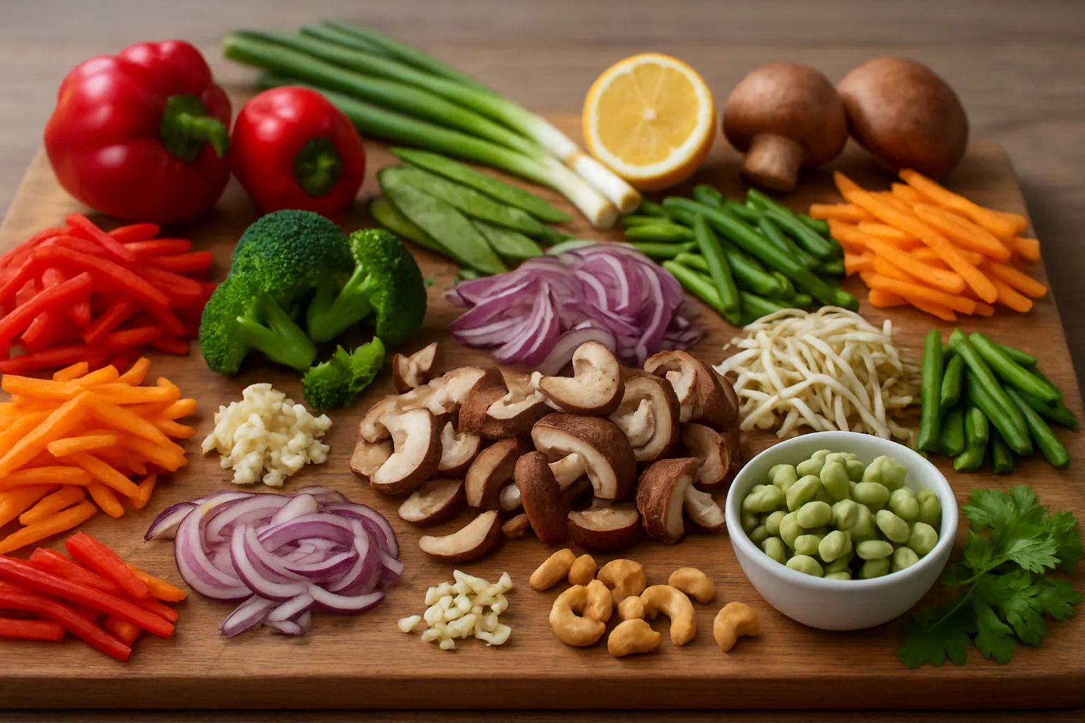 wok de légumes thaï